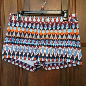NWOT J. Crew Gemstone Print Cotton Pique Shorts from Size 4